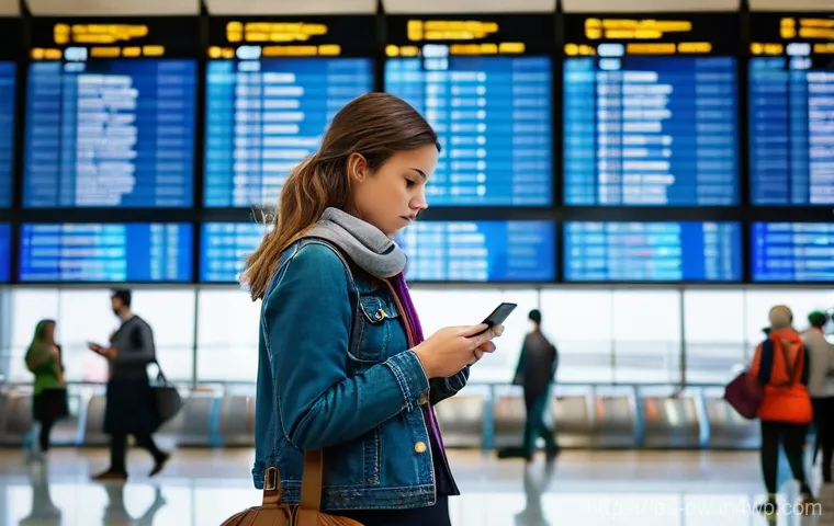 실내 위치 추적 기술의 리더십 및 혁신 전략 - **Prompt 1: Indoor GPS Frustration in a Grand Airport**
    *   **Description:** A young woman, dres...